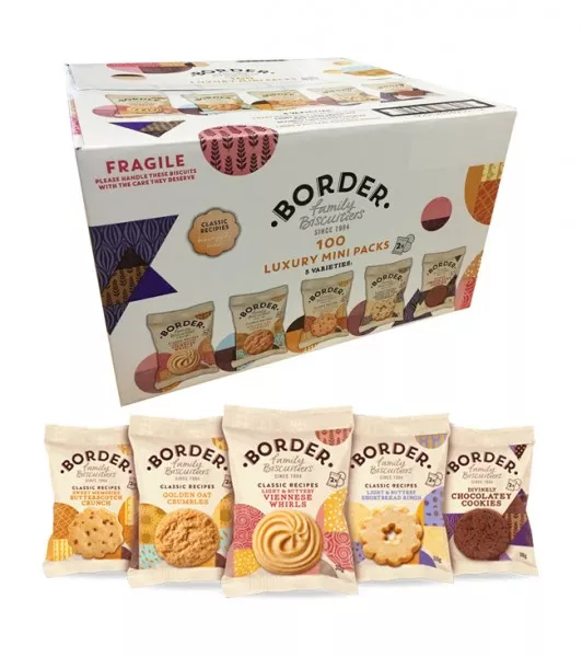 Borders Biscuits - 100 Twin Packs - Coffee Supplies